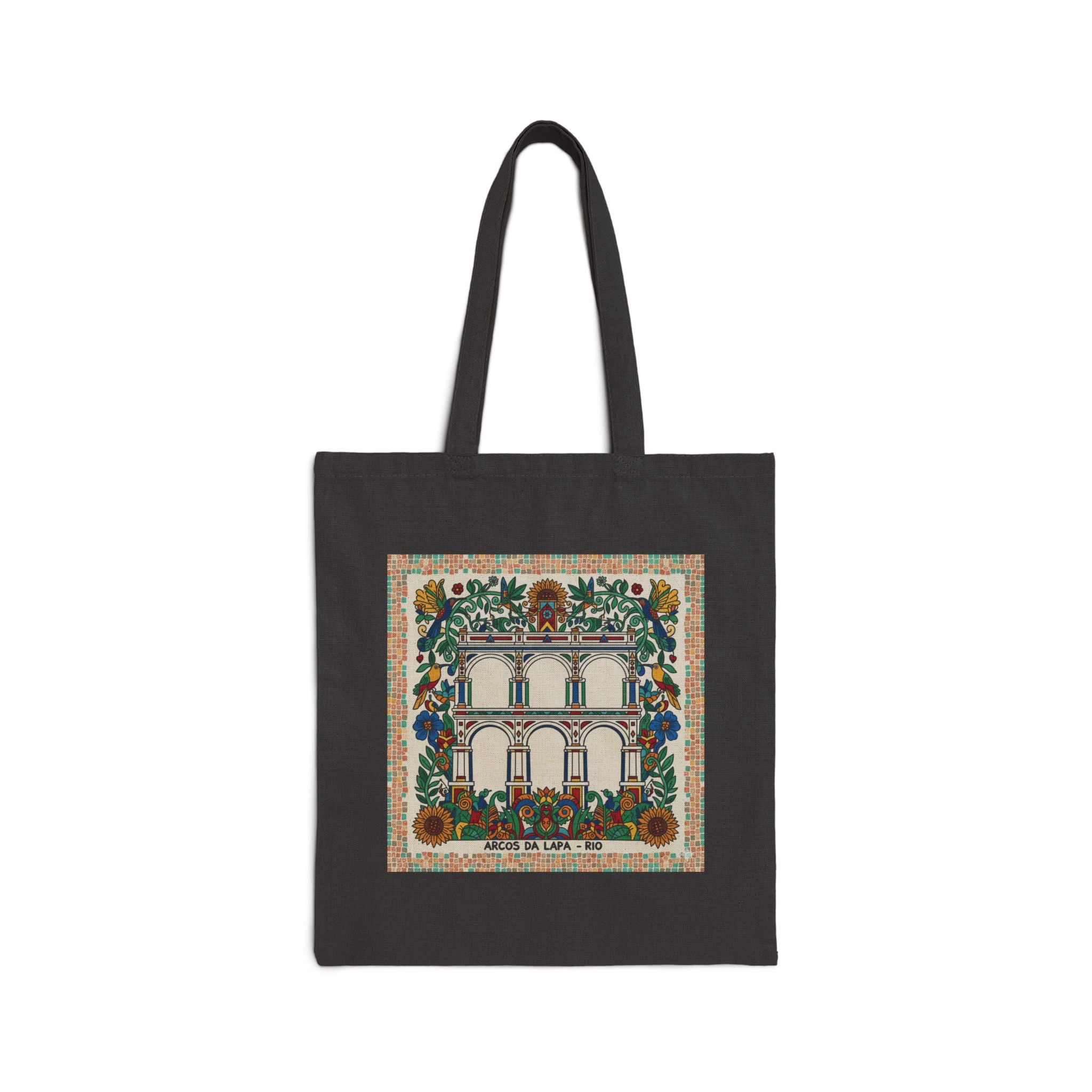 Lapa Floral Arch Cotton Tote Bag